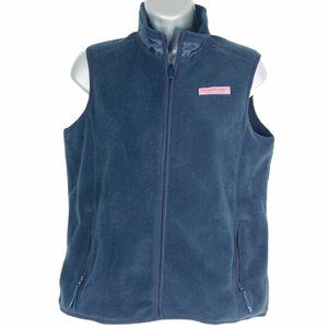 Vineyard Vines Unisex Kids Black Fleece Vest